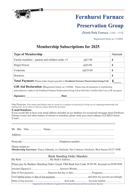 Membership form